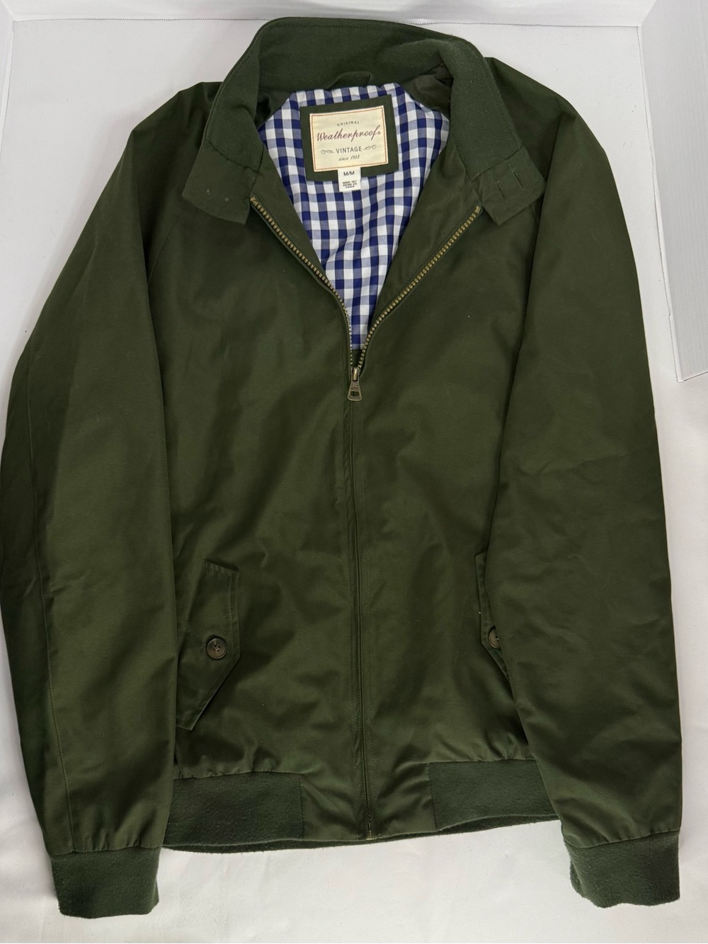 Weatherproof Olive Green Men's Bomber Jacket